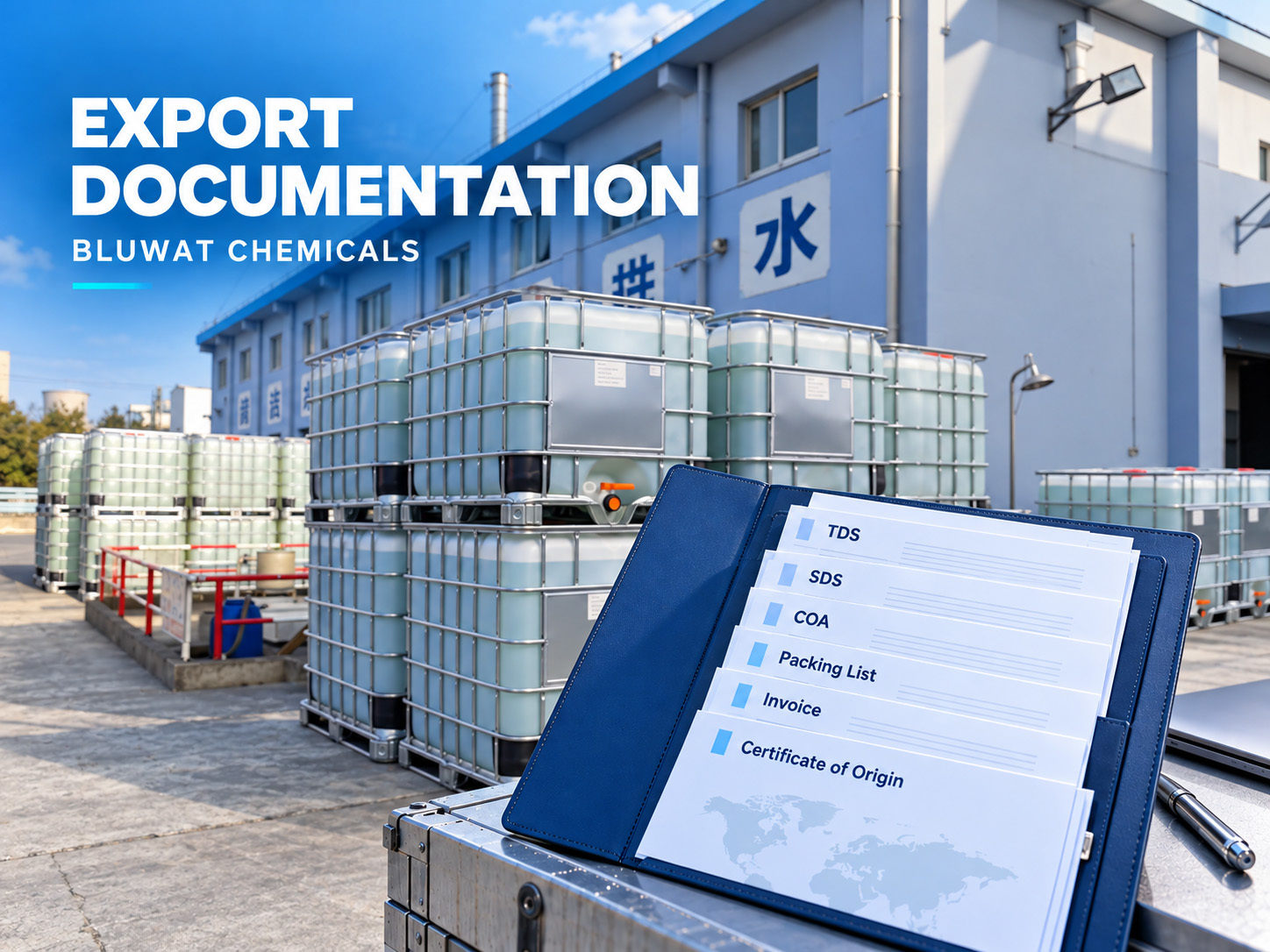 Ultimi blog aziendali su What Export Documents Does Bluwat Chemicals Provide with Each Shipment?