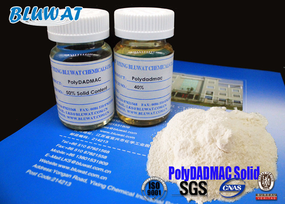 Serie PolyDADMAC del polimero BLUWAT DA dell'ammonio quaternario del liquido/polvere di trattamento delle acque