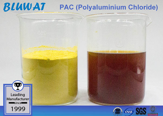 Coagulante giallo del cloruro del polialluminio del PAC della polvere per il prodotto chimico del depuratore di acqua