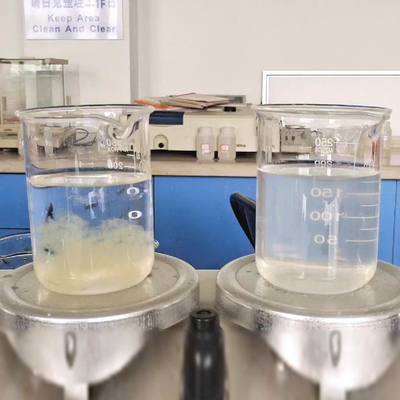 Polvere gialla del cloruro del polialluminio del PAC per la prova del barattolo di trattamento delle acque reflue dell'inchiostro