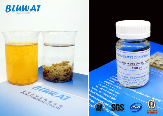 comprare SGS BV dei prodotti chimici ISO9001 di trattamento delle acque di rimozione di colore dell'agente di Decoloring dell'acqua BWD-01 fabbricazione online