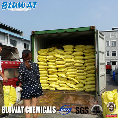 comprare Prodotti chimici di purificazione dell'acqua del PAC 30% della polvere di Yelllow per il trattamento delle acque in Indonesia fabbricazione online