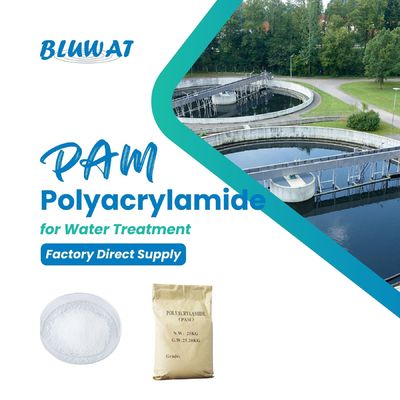 comprare Purificazione dell'acqua Prodotti chimici Poliacrilammide cationica Cpam Bianco C3H5NO Trattamento delle acque reflue industriali fabbricazione online