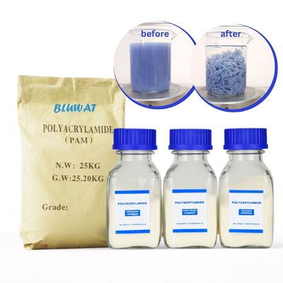 comprare Polyacrylamide PAM Polyelectrolyte Flocculant Chemicals utilizzati in impianti di trattamento delle acque reflue fabbricazione online