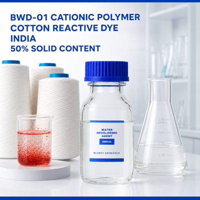 Acquistare 50% BWD-01 Polimero Cationico per il Trattamento delle Acque Reflue da Tintura Reattiva del Cotone in India fabbricazione online