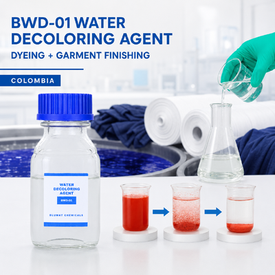 Acquistare BWD-01 Agente di decolorazione idrica per la tintura tessile e gli effluenti di finitura dell'abbigliamento in Colombia fabbricazione online