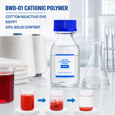 Acquistare BWD-01 Polimero Cationico per il Trattamento delle Acque Reflue di Tintura Reattiva del Cotone in Egitto fabbricazione online
