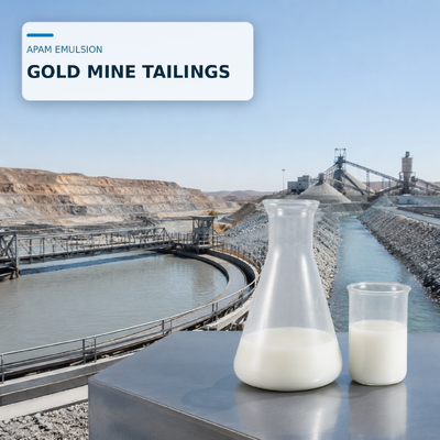Acquistare Emulsione PAM anionica per la sedimentazione dei residui d'oro, il recupero dell'acqua e la floculazione a peso molecolare molto elevato fabbricazione online