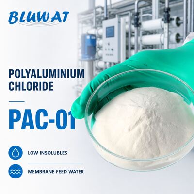 Acquistare 0,1% Max. Insolubili Polvere Bianca Sacchi da 25kg PAC-01 Cloruro di Polialluminio per Acqua di Alimentazione Membrane fabbricazione online