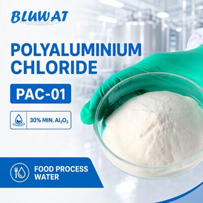 Acquistare 30% Min. Al2O3 Polvere bianca PAC-01 Cloruro di polialuminio per il trattamento delle acque di lavorazione alimentare fabbricazione online