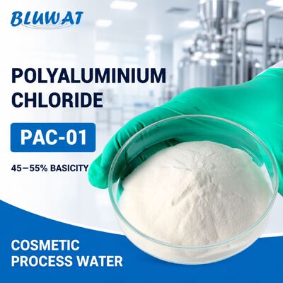 Acquistare PAC-01 Polvere bianca di cloruro di polialuminio con 45-55% di base in sacchetti da 25 kg per il trattamento delle acque cosmetiche fabbricazione online