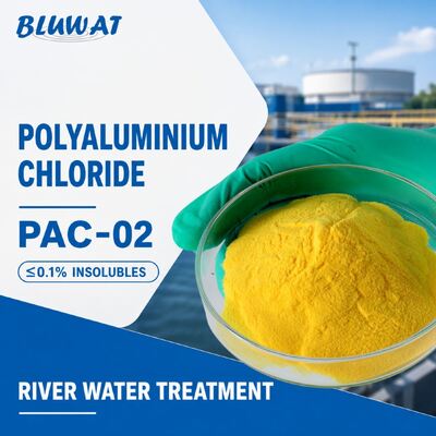 Acquistare Cloruro di polialluminio spray-dried PAC-02 con minimo 30% di Al2O3 e massimo 0,1% di insolubili per il trattamento delle acque fluviali fabbricazione online