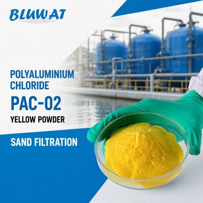 Acquistare 30% min. Al2O3 polvere gialla PAC-02 cloruro di polialuminio per filtrazione della sabbia fabbricazione online
