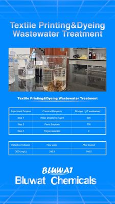 comprare Trattamento delle acque reflue efluente del solfato ferrico di elaborazione di tessuto Bluwat fabbricazione online