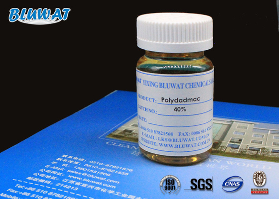 Certificato NSF 40% Contenuto PolyDADMAC Coagulante organico a bassa viscosità