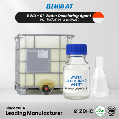 BWD‐01 Decolorante per l'acqua per coloranti tessili, pasta di carta, fabbriche di carta Trattamento delle acque reflue in Indonesia