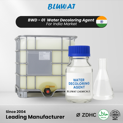 BWD‐01 Agente decolorante per l'acqua per il trattamento degli effluenti di fabbriche di zucchero di cuoio tessile in India