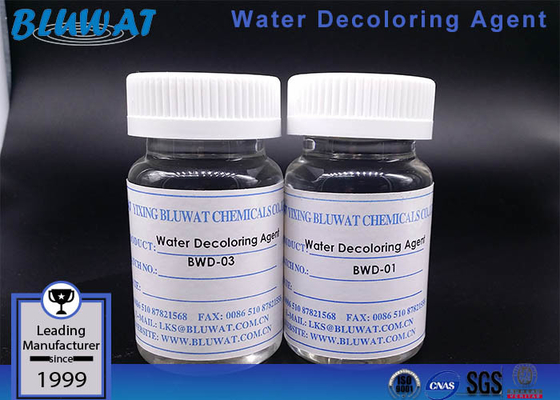 Prodotto chimico BWD -01 di rimozione di colore dell'agente di Decoloring dell'acqua del polimero per industria alimentare